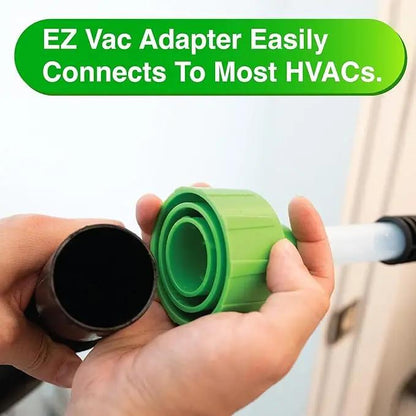 Universal AC Drain Line Cleaner Tool - HVAC to PVC Wet Vac Attachment
